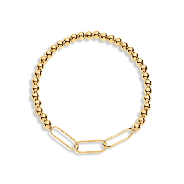 Gold Filled Paperclip Bracelet