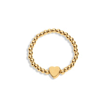 Load image into Gallery viewer, Amore Gold Filled Heart Ring
