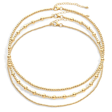 Gold Filled Necklace Stack