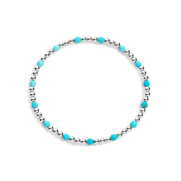 Zoe Sterling Silver Gemstone Bracelet