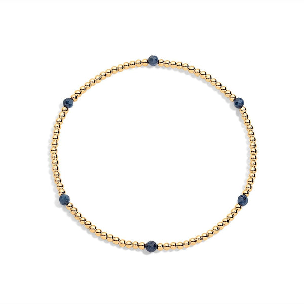 Nina Gold Filled Gemstone Bracelet