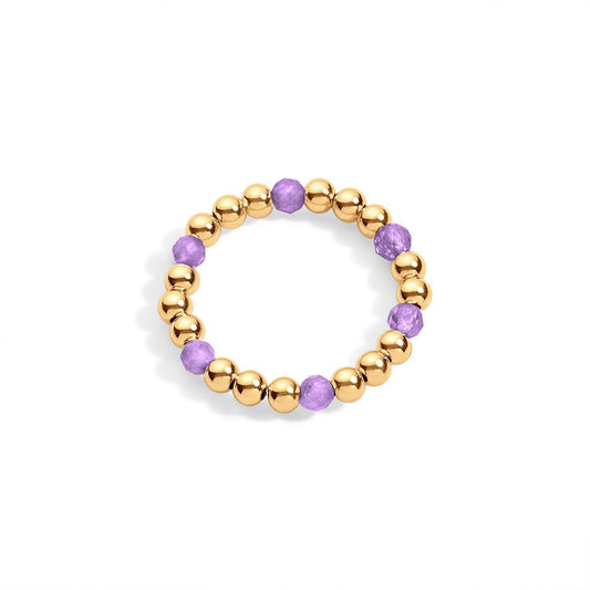 Zoe Gold Filled Gemstone Ring