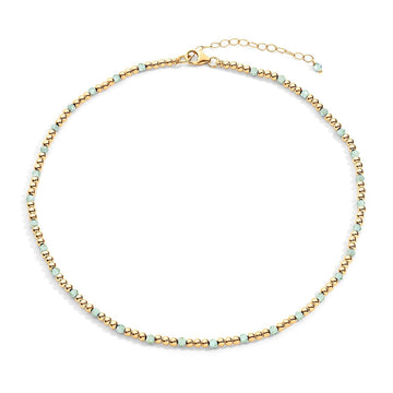 Zoe Gold Filled Gemstone Necklace