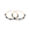 Serena Crystal Endless Hoop Earrings