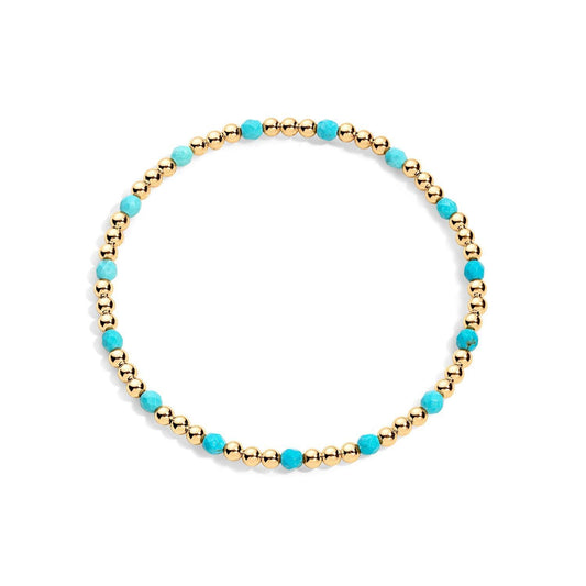 Zoe Gold Filled Gemstone Bracelet